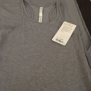 Lululemon grey maxi refresh dress NWT